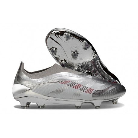adidas Predator 25 Elite LL FG Silver Grey