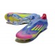 adidas F50 + FG LL Soccer Cleat Blue Fusion Lucid Lemon Lucid Pink