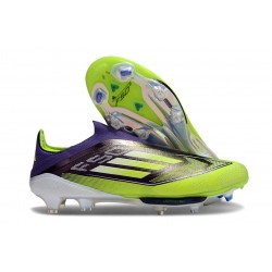 adidas F50 + FG LL Soccer Cleat Unity Purple Solar Yellow