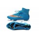 Nike Mercurial Superfly Iv Ronaldo CR7 FG Soccer Shoes Blue Orange