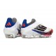 adidas F50 + FG LL Soccer Cleat White Black Bright Red