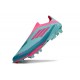 adidas F50 + FG LL Soccer Cleat X MESSI Flash Aqua Lucid Pink Lucid Cyan