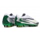 Nike Phantom 6 Low Elite FG Boots White Green Silver