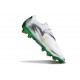 Nike Phantom 6 Low Elite FG Boots White Green Silver