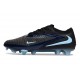 Nike Phantom 6 Low Elite FG Boots Black Blue