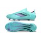 adidas F50 Elite Laceless FG Cleats Blue Black