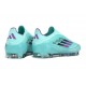 adidas F50 Elite Laceless FG Cleats Blue Black