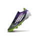 adidas F50 Elite Laceless FG Cleats Purple Rush Ftwr White Lucid Lemon