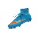 Nike Mercurial Superfly Iv Ronaldo CR7 FG Soccer Shoes Blue Orange