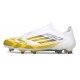 adidas F50 Elite Laceless FG Cleats White Yellow