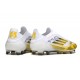 adidas F50 Elite Laceless FG Cleats White Yellow