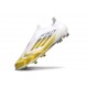 adidas F50 Elite Laceless FG Cleats White Yellow