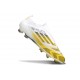 adidas F50 Elite Laceless FG Cleats White Yellow