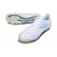 adidas F50 Elite Laceless FG Cleats White Pearl Met. Blue
