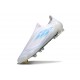 adidas F50 Elite Laceless FG Cleats White Pearl Met. Blue