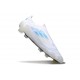 adidas F50 Elite Laceless FG Cleats White Pearl Met. Blue