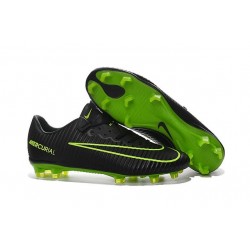New 2016 Nike Mercurial Vapor XI FG ACC Soccer Boots Black Green