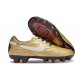 Nike Tiempo Legend X Elite Leather FG Boots R10 Gold White