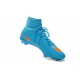 Nike Mercurial Superfly Iv Ronaldo CR7 FG Soccer Shoes Blue Orange