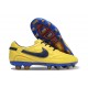 Nike Tiempo Legend X Elite Leather FG Boots Ronaldo Yellow Black