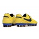 Nike Tiempo Legend X Elite Leather FG Boots Ronaldo Yellow Black