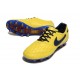 Nike Tiempo Legend X Elite Leather FG Boots Ronaldo Yellow Black