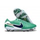 Nike Tiempo Legend X Elite Leather FG Boots Stadium Green White Dark Obsidian