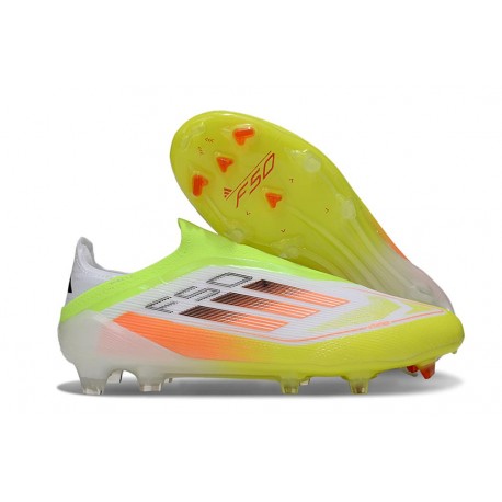 adidas F50 Elite LL FG Boot Yellow Orange
