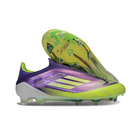 adidas F50 Elite LL FG Boot Unity Purple Solar Yellow