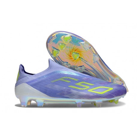 adidas F50 Elite LL FG Boot Purple Rush Lucid Lemon