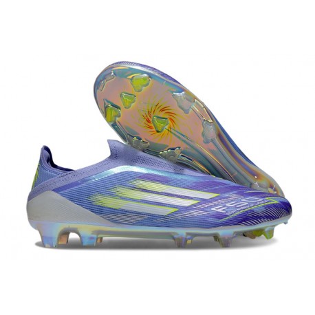 adidas F50 Elite LL FG Boot Violet Tone Lucid Lemon Purple Rush