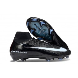 Nike Air Zoom Mercurial Superfly 10 Elite FG Black Ice Blue