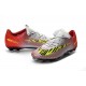 Nike Mercurial Vapor 11 FG Men Football Cleat Silver Red Yellow