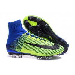 Nike Mercurial Superfly 5 FG Cristiano Ronaldo Boots Green Black Blue