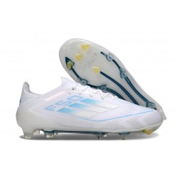 adidas F50 Elite FG Cleats White Blue