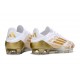 adidas F50 Elite FG Cleats Ftwr White Gold Met