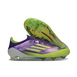 adidas F50 Elite FG Cleats Unity Purple Solar Yellow