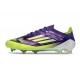 adidas F50 Elite FG Cleats Unity Purple Solar Yellow