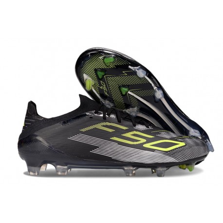 adidas F50 Elite FG Cleats Black Yellow