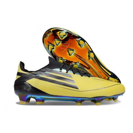 adidas F50 Elite FG Cleats Yellow Black