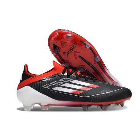adidas F50 Elite Firm Ground Boots Black Red White