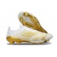 New adidas F50 + Elite FG White Golden