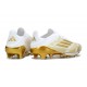 New adidas F50 + Elite FG White Golden