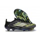 New adidas F50 + FG Core Black Iron Met. Lucid Lemon