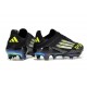 New adidas F50 + FG Core Black Iron Met. Lucid Lemon
