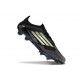New adidas F50 + FG Core Black Iron Met. Lucid Lemon