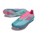 New adidas F50 + FG X MESSI Flash Aqua Lucid Pink Lucid Cyan