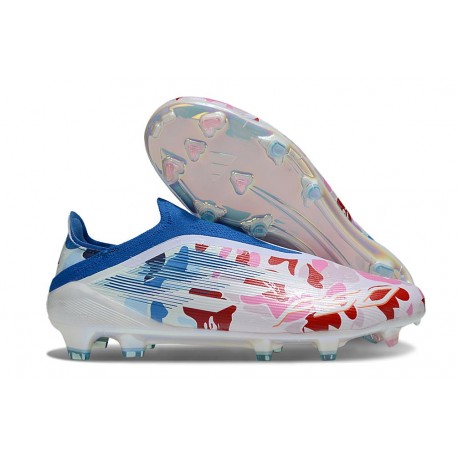 adidas F50 Elite LL FG Boot White Red Blue