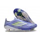 adidas F50 + FG LL Soccer Cleat Purple Rush Lucid Lemon