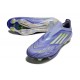 adidas F50 + FG LL Soccer Cleat Purple Rush Lucid Lemon